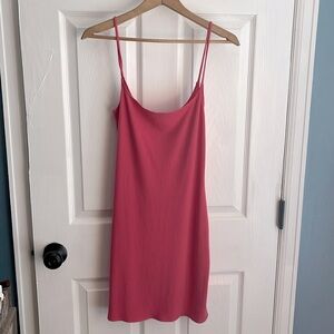 Reformation mini pink dress